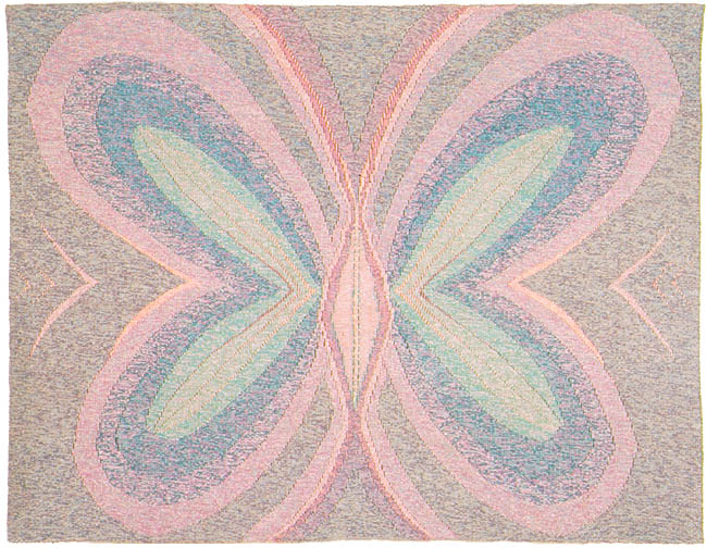 Butterfly Blanket 2  1996  5' x 7'